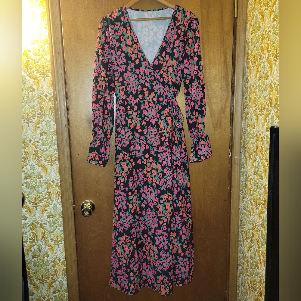 Hippie Vibes Wrap Dress